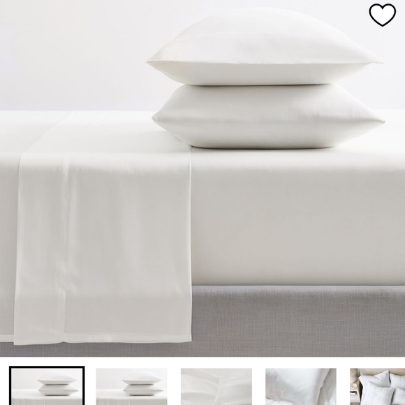 Pottery Barn White Tencil Sheets Full Size